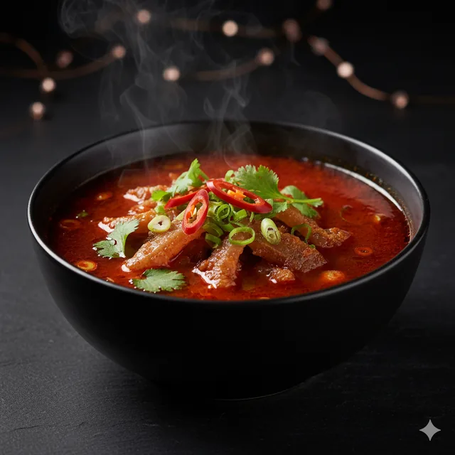 Spicy Beef Tendon Soup