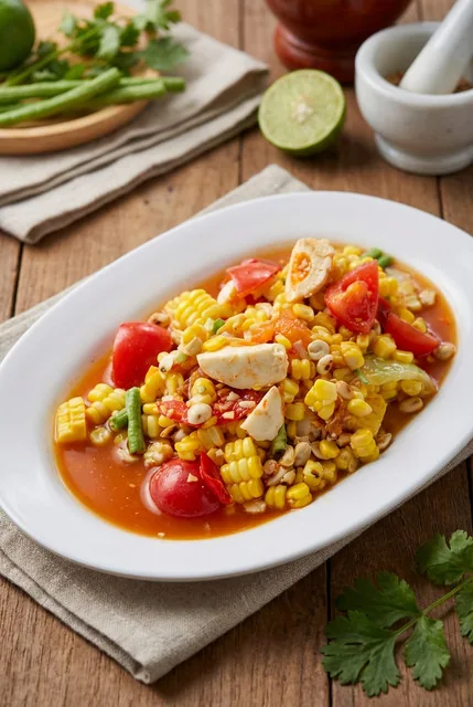 Corn Somtam Salad