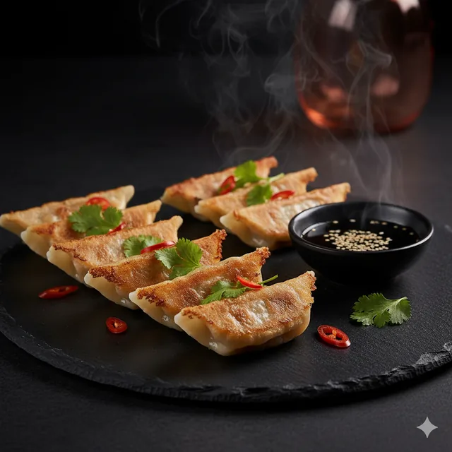 Pan-Fried Gyoza Dumplings