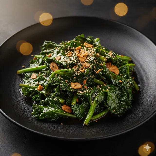 Kale with Oyster Sauce